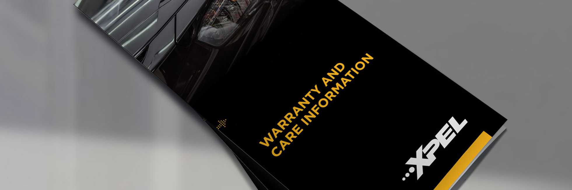 xpel warranty and care information brochure cover